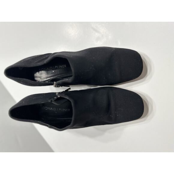 Donald Pliner Womens Black Chelsie Bootie Shootie Wedge Size 6.5 M - Picture 3 of 9